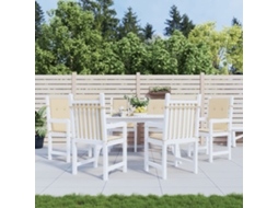 Vidaxl Almofadões Lombares P/ Cadeiras De Jardim 6pcs Oxford Bege