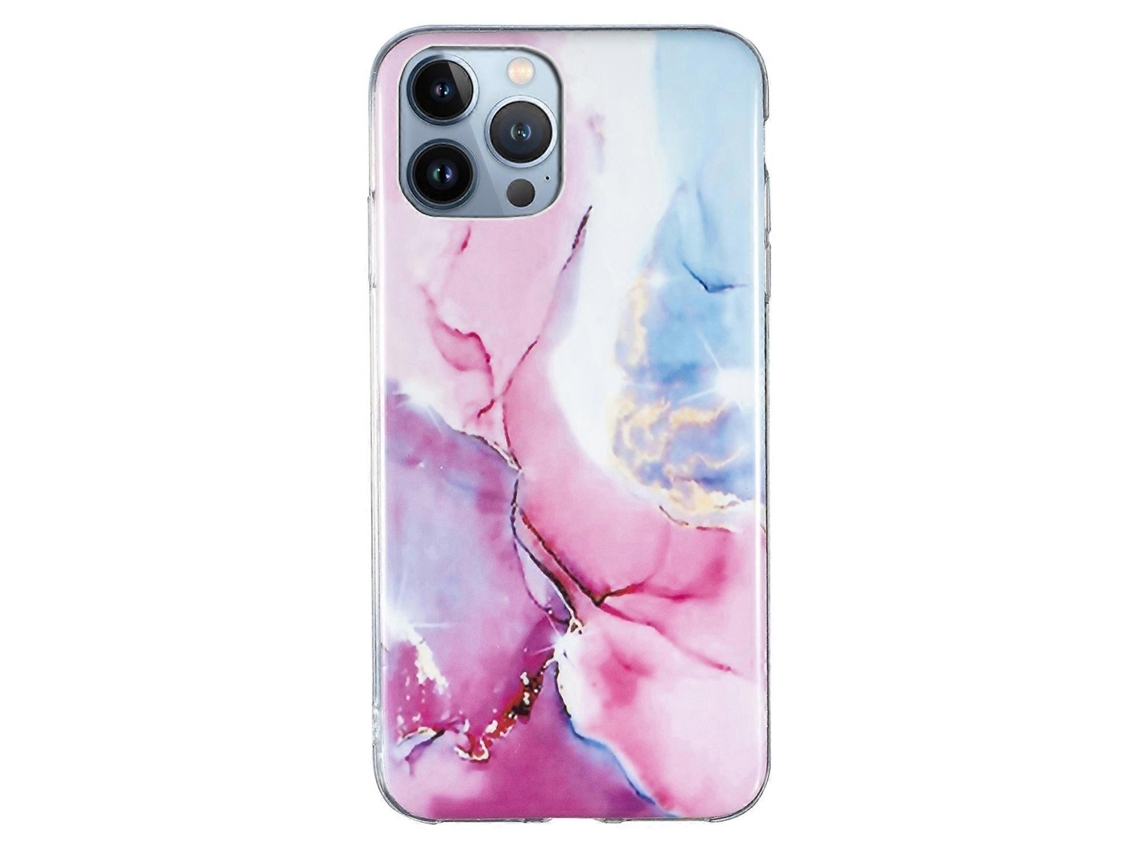 Capa De Tpu Imd Marble Para Iphone 15 Pro