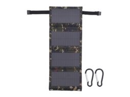 Painel Solar Monocristalino Dobrável 20 W à Prova D'água para Camping BRILVIBERA