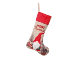 Laxiscreed Meia Natal Em Plaid Red Rudolph Para Presentes De Natal