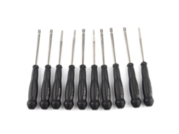 Kit De Ferramentas De Ajuste De Carburador Com 10 Chaves De Fenda De Aço Inoxidável E Plástico De Engenharia