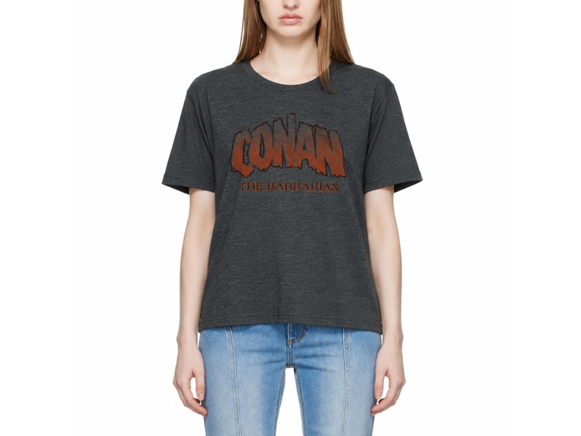 Rockinstone Conan The Barbarian Heather Black Adult T-shirt Size:xxl
