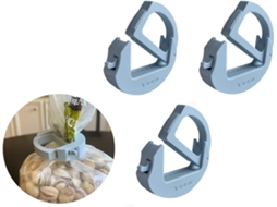 Prendedores Reutilizáveis Para Sacos De Pão E Alimentos, Fecho Hermético, Armazenamento Magnético