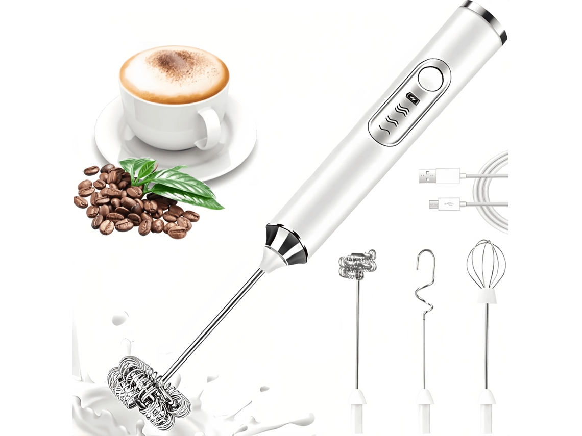 Espumador Elétrico de Leite, 3 Velocidades, para Café AQUAFORGE