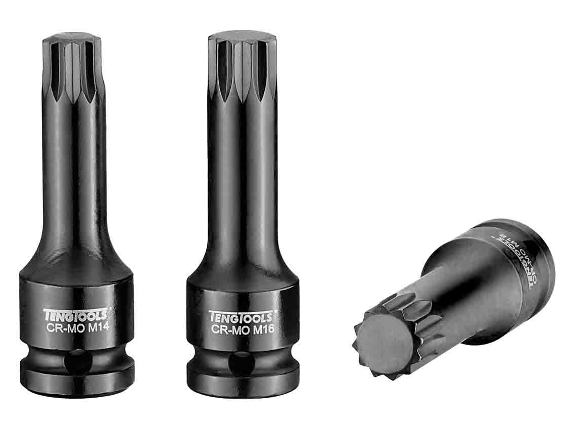 TENGTOOLS 270160401 Soquete de impacto Xzn 1/2 In Dr 14 X 78Mm