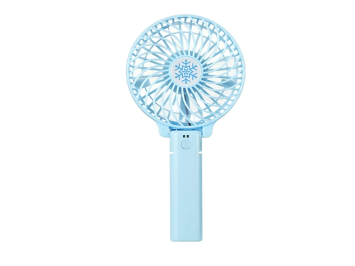 Ventilador Portatil 2000mah 3 8h 3 Velocidades Azul Yizhood