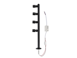 Spot Led para Armário de Jóias com 4 Cabeças Ajustáveis Alumínio Luz Neutra para Exibição