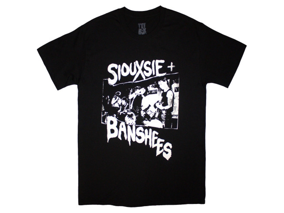 Rockinstone Siouxsie And The Banshees 'live!' (black) T-shirt Unisex--s