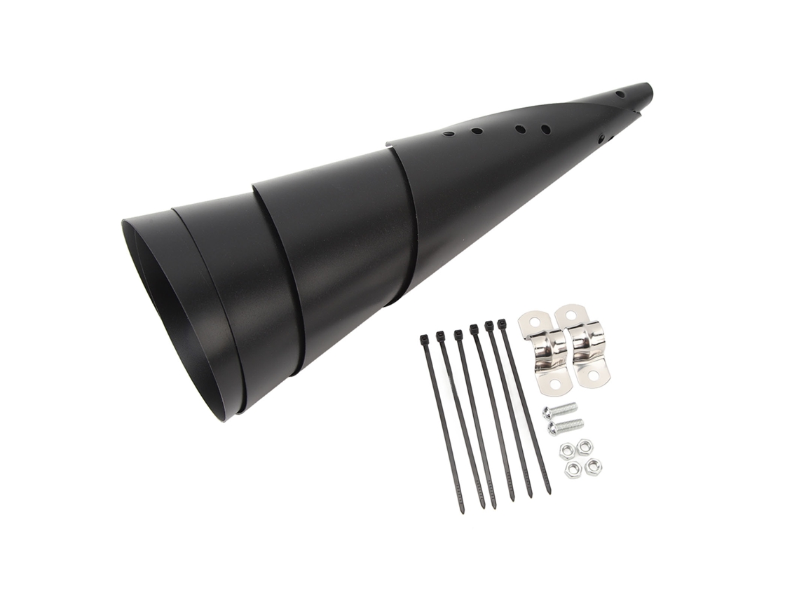 Defletor Anti-esquilo Para Poste De Comedouro De Pássaros Plástico Montagem Externa 45.7cm/18in Protetor Jardim