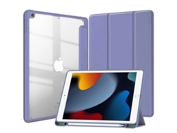 Capa PANOONA iPad Pro M5/m4 2025/2024 transparente roxo escuro (11 polegadas)