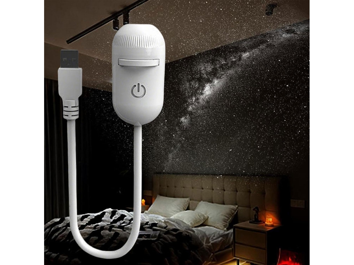 Projetor Starry Night Light 2 Em 1, Céu Estrelado Lâmpada