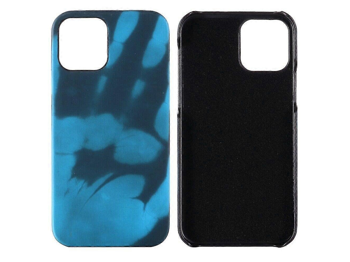 Capa À Prova De Choque Para Iphone 11, 12 Pro Max, Xs, Xr, 8 Plus, Com Sensor Físico De Calor, Preta A Vermelha