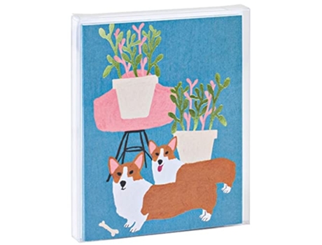 Livro Two Corgis Notecard Set de Teneues Publishing (Inglês)
