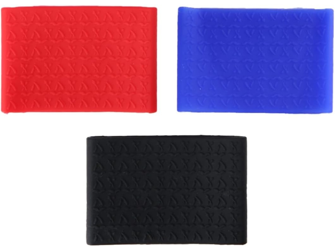 Conjunto de 3 camadas de silicone antiderrapantes, com faces para limpeza e proteção.