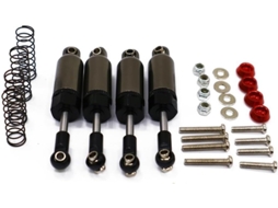 Rcgofollow Conjunto De 4 Amortecedores Dianteiros E Traseiros Em Liga Alumínio Para Carros Rc Off Road D90 Mn 99mn 91-45 1