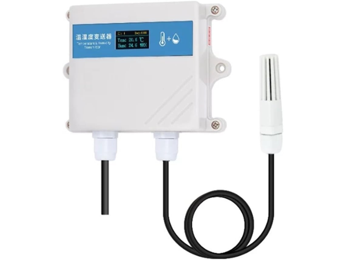 Sensor De Temperatura E Umidade Rs485 De Alta Precisão Com Transmissor