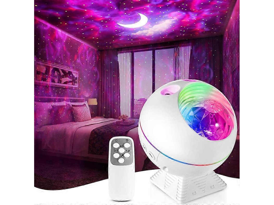 Rebe projetor de Céu Estrelado para Crianças Bebê, Luz Noturna Led Planetário com Bluetooth e Temporizador