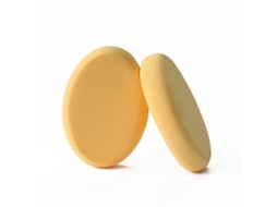 2 Peças De Maquiagem Para Pele Egg Air Cushion Puff Beauty Egg Foundation Esponja Esponja De Maquiagem Profissional Molhada E Seca*