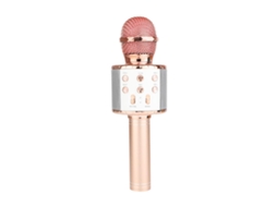 Microfone EOOCOO (luz Led Piscando, Alto falante Integrado)