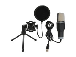Microfone Gaming LAXISCREED Sf 666 Rgb Usb com Tripé