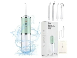 Irrigador Oral Yizhood Bocal Elétrico Para Lavagem Dentária À Prova Dágua Fio Dental Verde