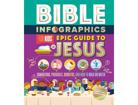 Livro Bible Infographics for Kids Epic Guide to Jesus de Harvest House Publishers (Inglês - Capa Dura)