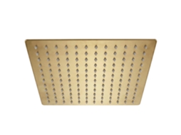 Chuveiro Quadrado Rea Js-p015bg 30cm Brush Gold