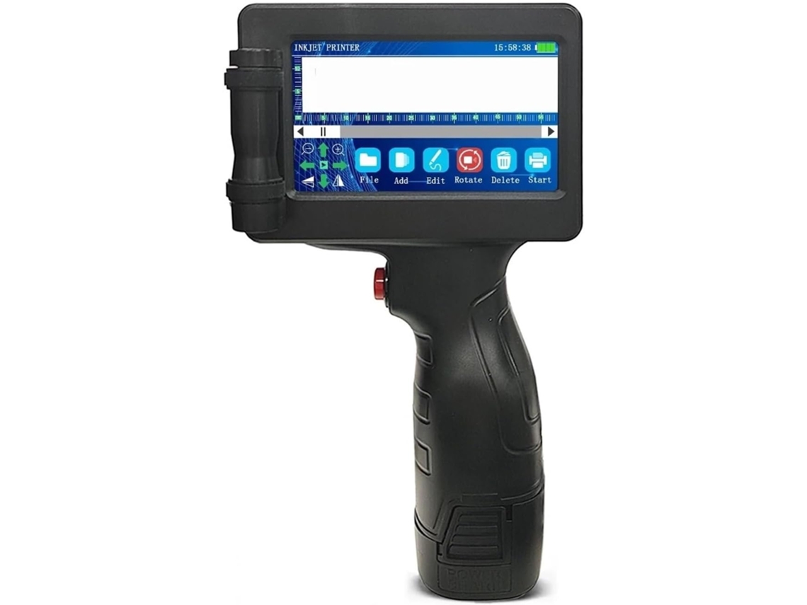 Impressora Jato De Tinta Portátil, Data, Número, Data De Validade, Logotipo, Qr Code, Código Do Lote, Data