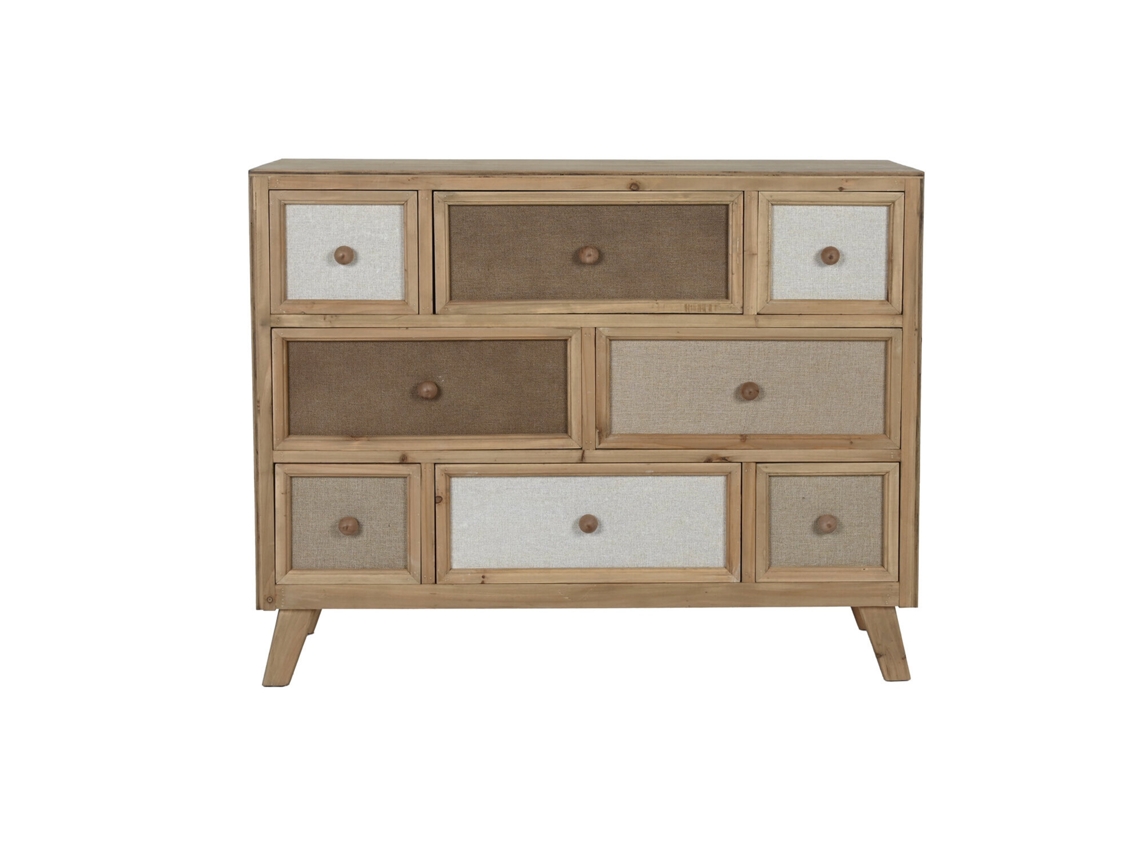 Cômoda de Abeto, Linho, 100x35x81cm ALEXANDRA HOUSE LIVING