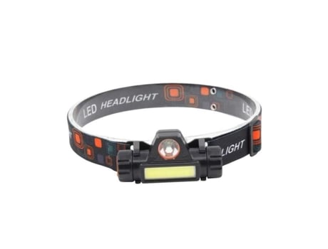 1Pc Farol Embutido Bateria Cob Led Usb Recarregável com Ímã Lanterna Farol para Pesca Luz Do Ciclo VORCOOL