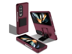 Capa magnética para Samsung Galaxy Z Fold8 Ultra com suporte (bordô)