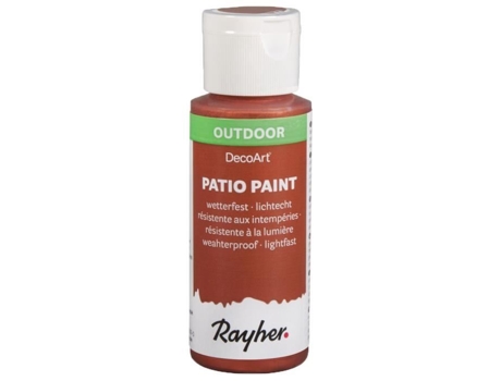 Tinta Acrílica Rayher Cobre Brilhante 59 Ml Resistente Às Intempéries Ideal Para Diy