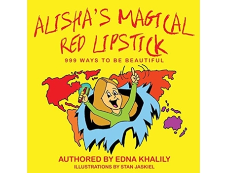 Livro Alishas Magical Red Lipstick de Edna Khalily (Inglês)