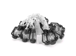 Lâmpada de Querosene de 5 Pés com 10 Mini Lâmpadas de Querosene Retrô Luzes de Corda para Festa de Casamento no Quarto Do Ramadã