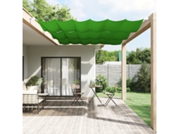 Vidaxl Toldo Vertical 140x270 Cm Tecido Oxford Verde-claro