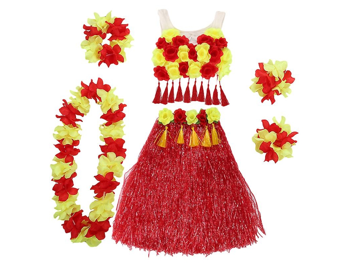 Conjunto de Saia de Grama Havaiana ALLINLESS
