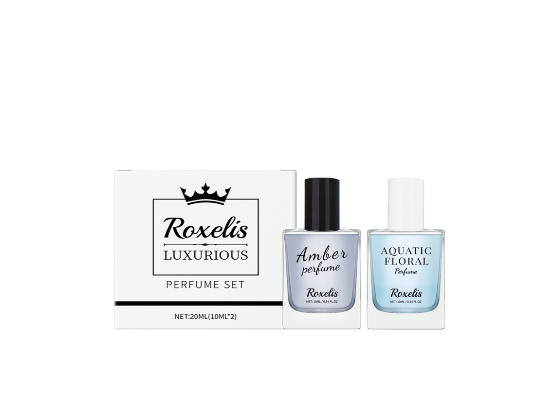 Perfume Roxelis Luxury Eau de Toilette Floral, Âmbar Quente e Notas Aquáticas, Presente Ideal LAXISCREED