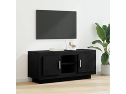 Vidaxl Gabinete para Tv Carvalho Preto 102 X 35 X 45 Cm