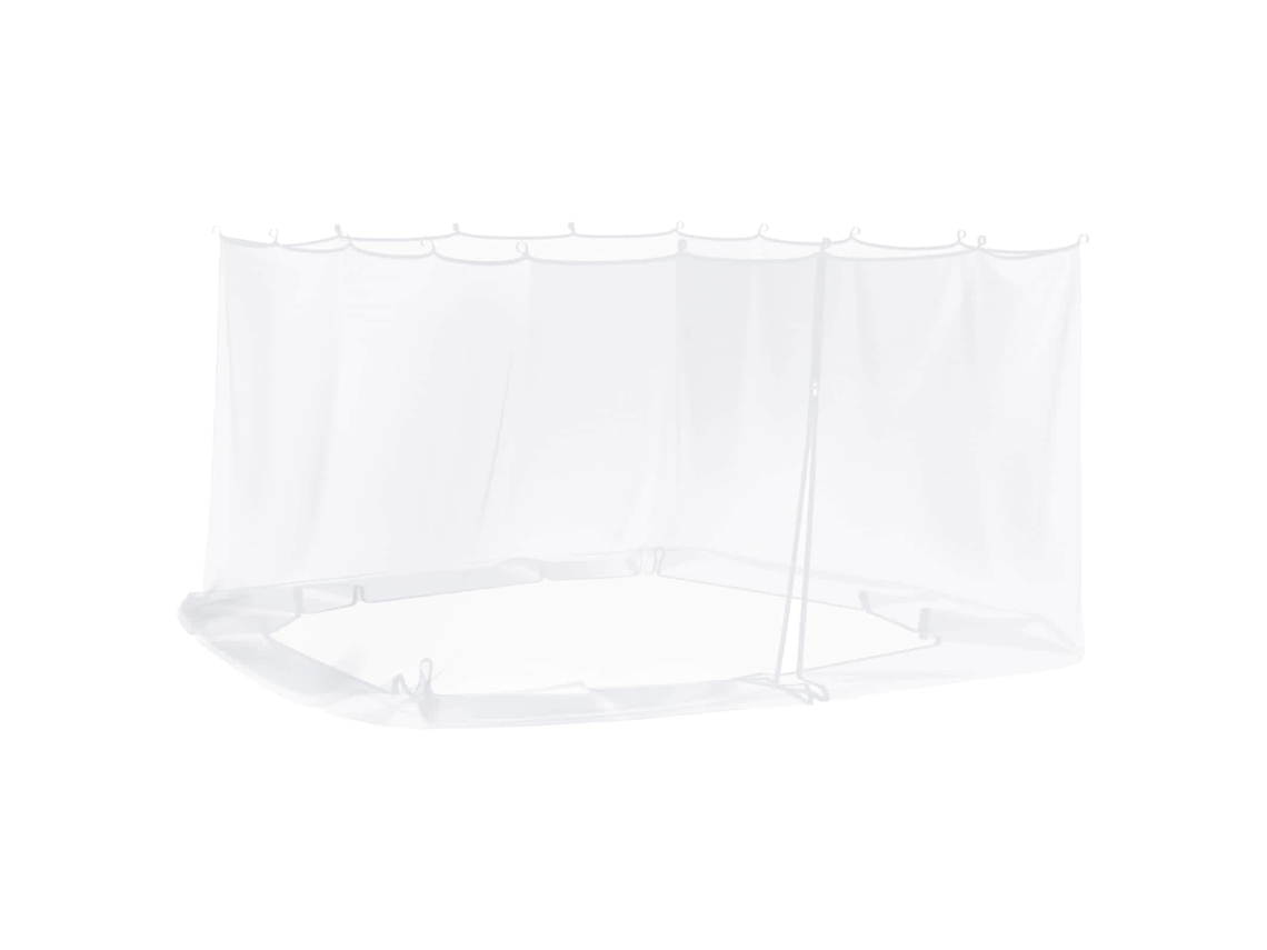 Vidaxl Mosquiteiro Para Gazebo 220 Mesh 220 Mesh Branco 3,6 X 3 X 2 Cm