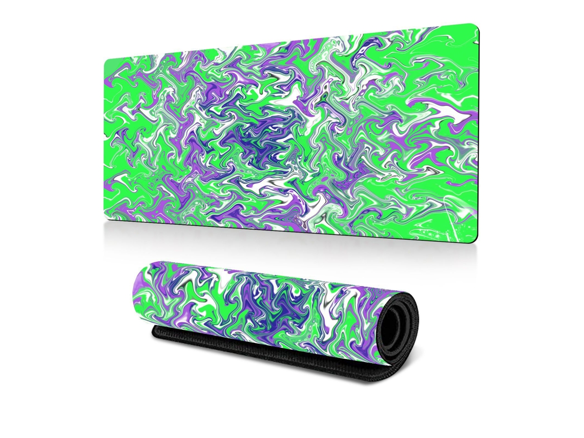Mousepad Gamer Xxl Grande Brilvibera (topográfico Preto, Estilo 8)