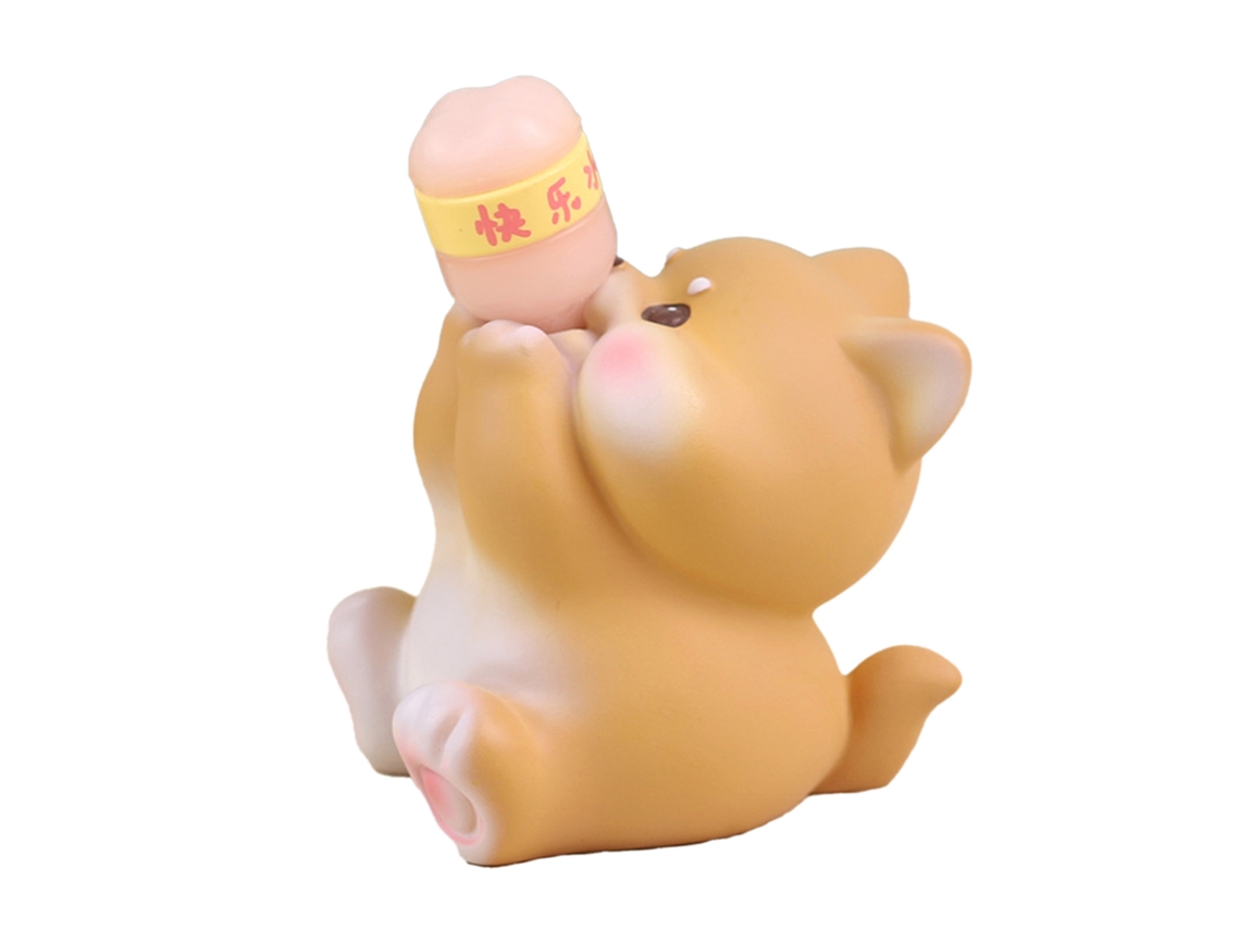 Figura de animal fofo Baok, brinquedo infantil em resina, mini decoração de mesa, enfeite para bolo, painel ou prateleira de casa/escritório. Cachorro.