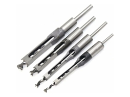 Lurelia Martelo De Reflexos, Conjunto De 4 Brocas Para Furos Quadrados, Furador De Aço, Ferramentas Para Carpintaria (1/4 1/2 5/16 3/8 Polegadas), 6