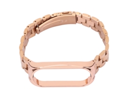 Pulseira de Relógio em Aço Inoxidável para Substituição, Compatível com Mi Band 5/5 NFC EOOCOO
