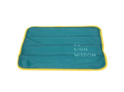 Almohadilla de Hielo Pvc para Coche Cool Liquid Pillow Bloque de Hielo para Caluroso Verano 7880 Fondo Verde Oscuro