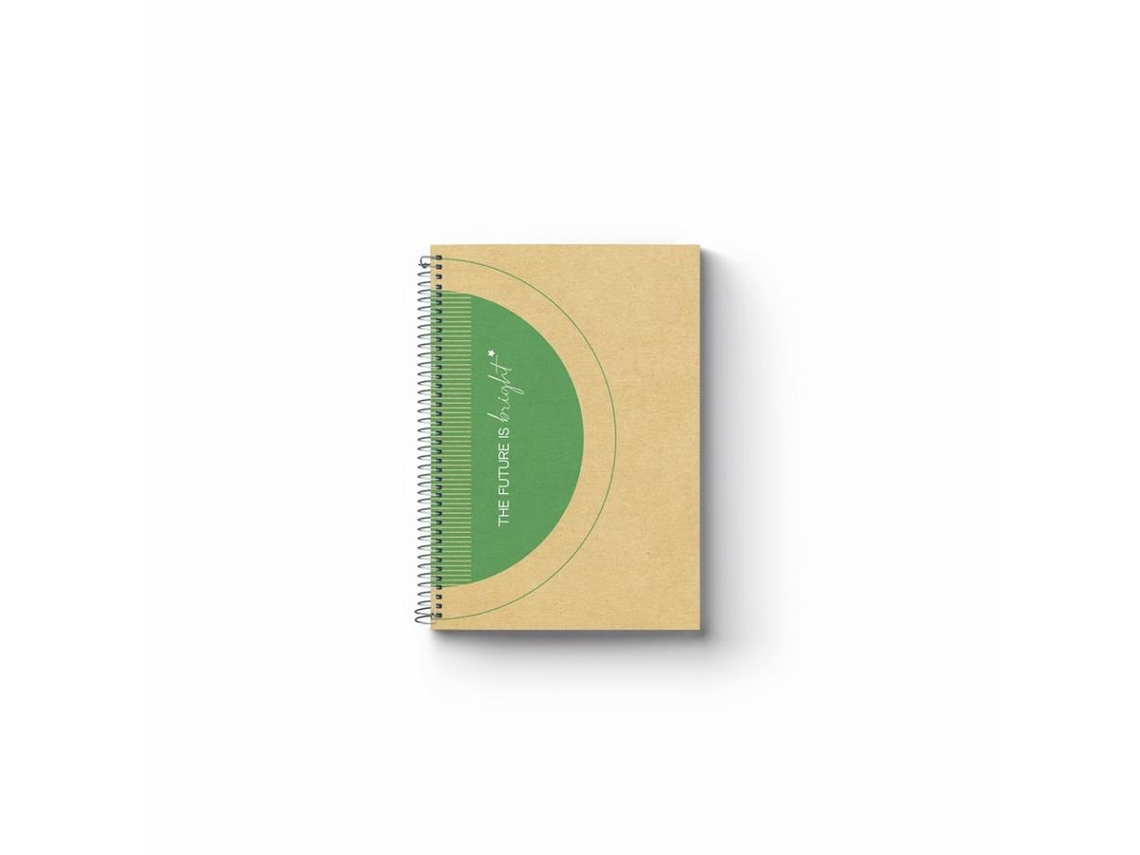 Caderno Espiral FIRMO UpCycling (Pautado - 80 Folhas - B5 - Amarelo)