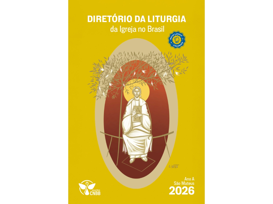Livro Diretorio Da Liturgia Da Igreja No Brasil 2026 - Colorido Ano A - Sao Mateus De Cnbb (português)
