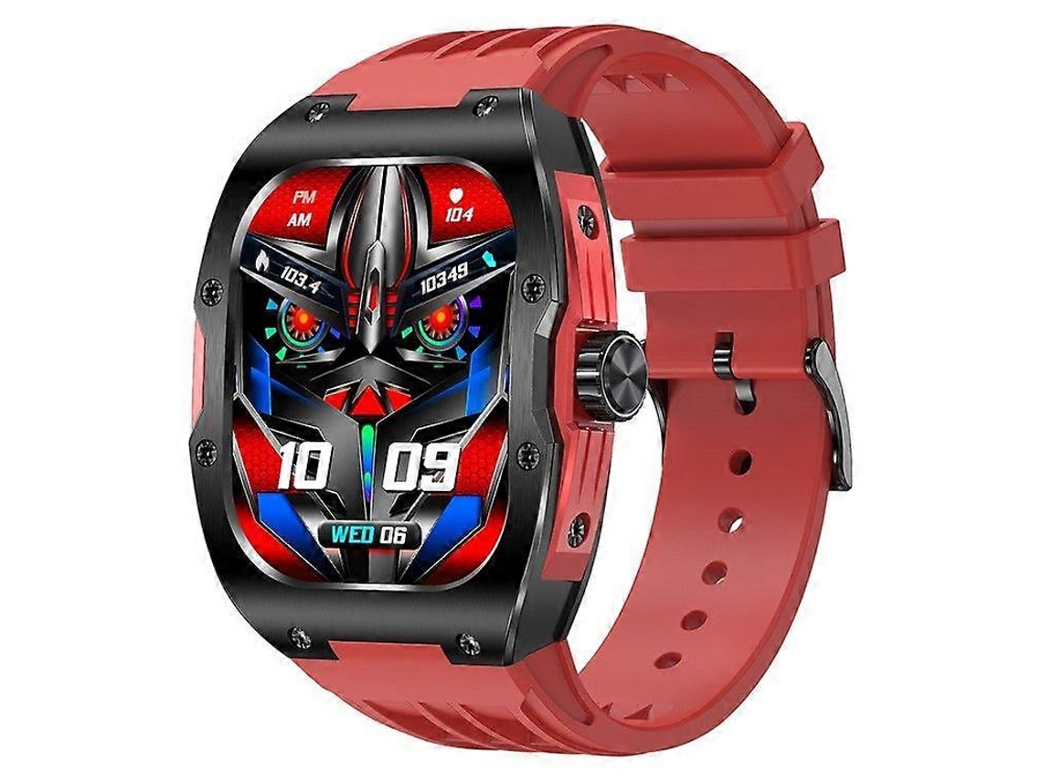 Smartwatch mecânico AMOLED de 1,952 polegadas com monitor de saúde, chamadas Bluetooth e relógio esportivo. Ly Ebike