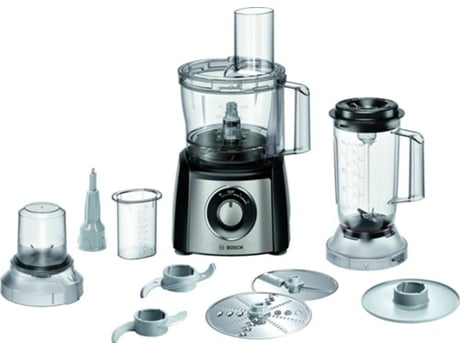 Robô de Cozinha BOSCH MCM3PM386 (2.3 L - 900 W - 9 acessórios) — Processador de Alimentos