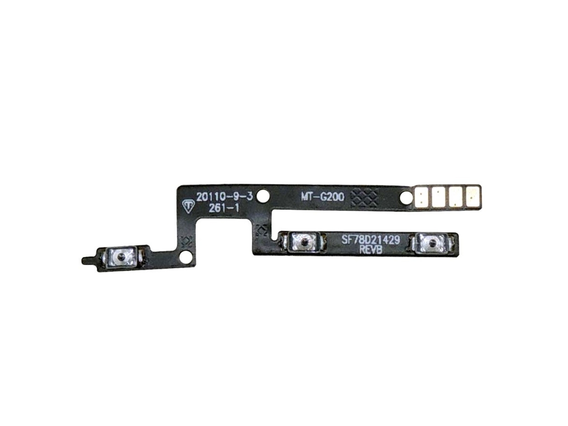 Flex Encendido Y Volumen Para Motorola Moto G200 5g Cable Botones Repuesto