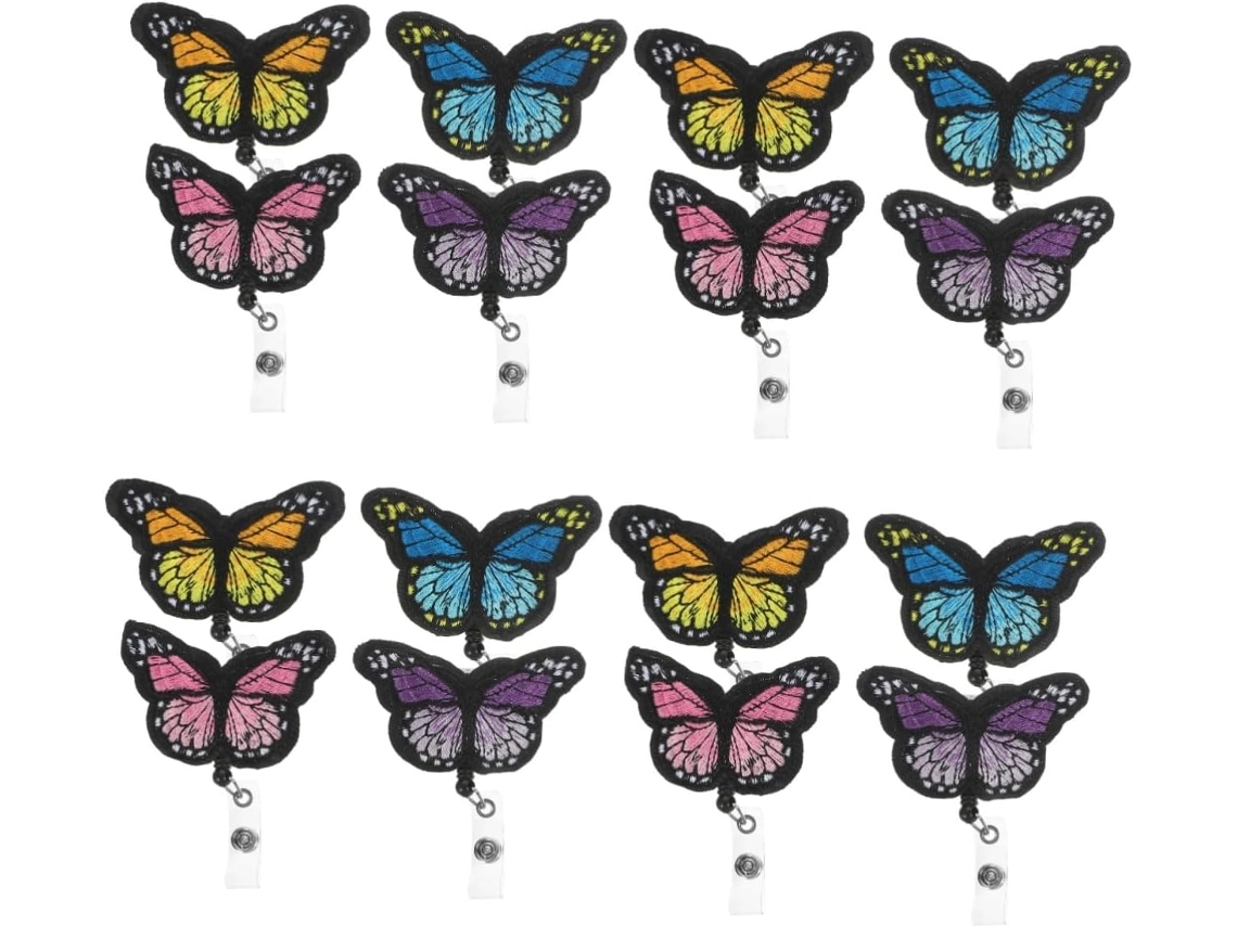 Conjunto Tehaux com 4 porta-retratos Crachás com cartões de identificação de design, ideal para ocasiões especiais.